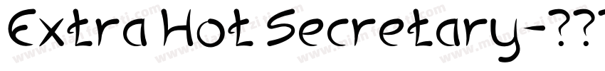 Extra Hot Secretary字体转换